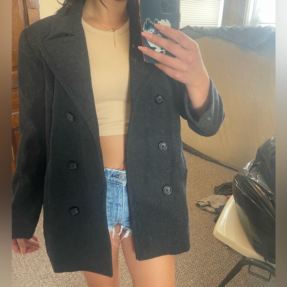 Grey Dress Coat